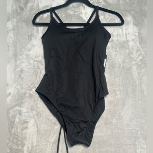 TA3 Lacey One Piece Swimsuit Black Women’s Large Short
